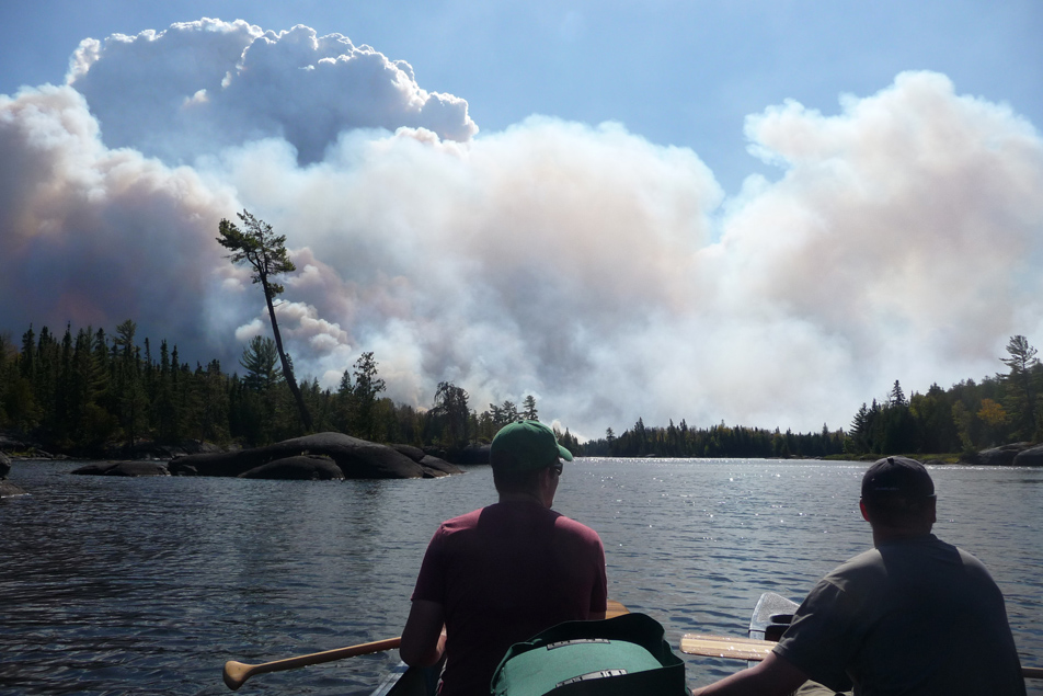 Smoke plumes