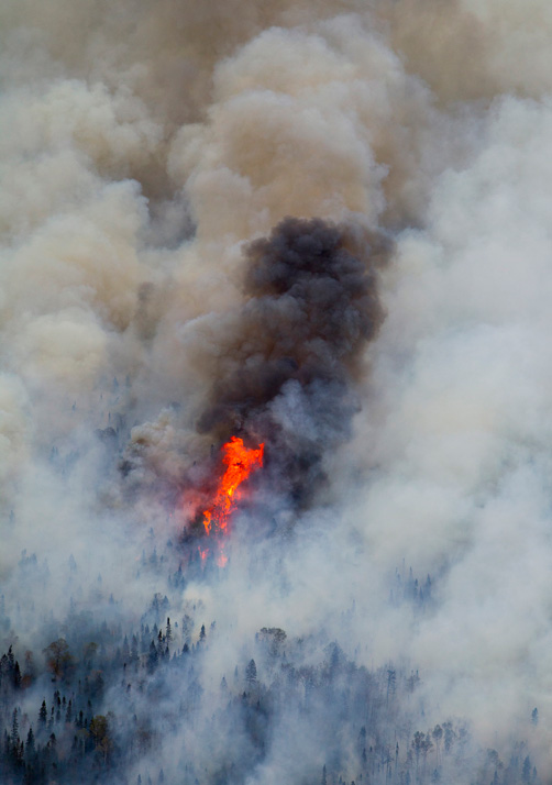 Local residents evacuate