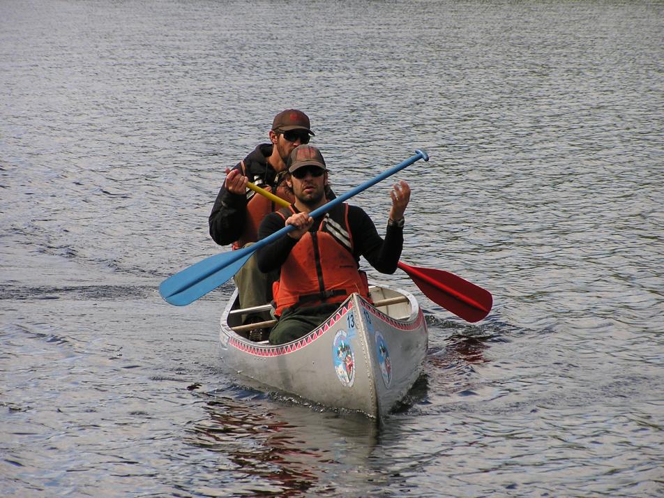 Canoe training