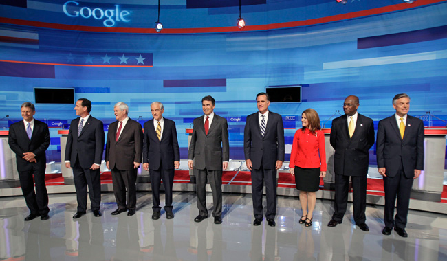 Romney, Perry go after each other in GOP debate | Minnesota Public ...