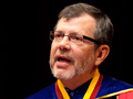 Kaler speaks to audience
