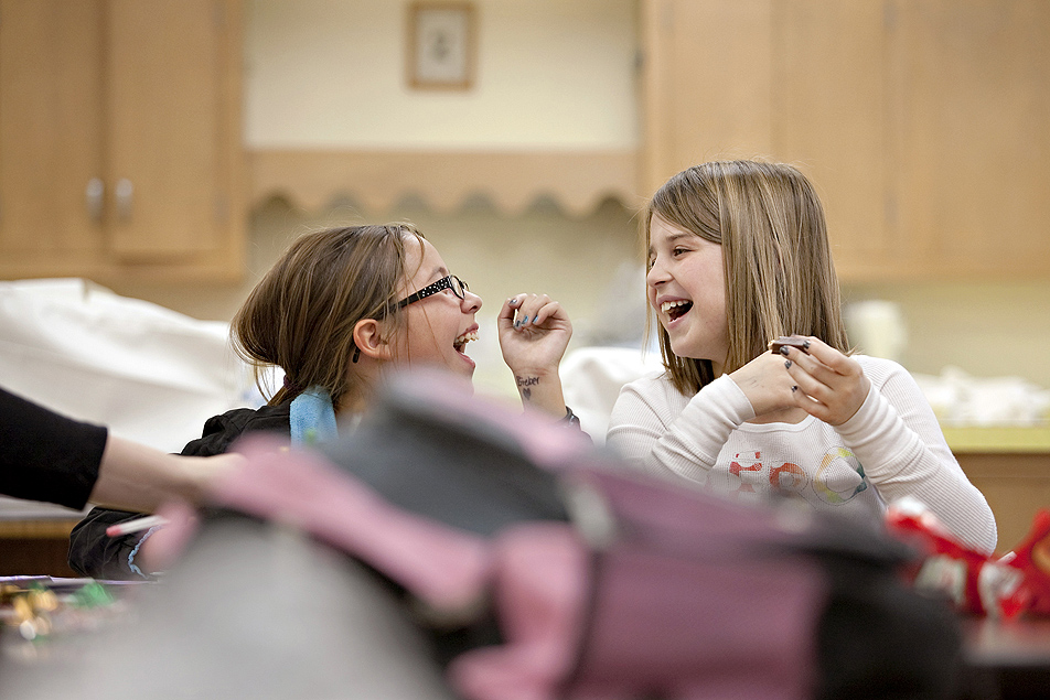 Traverse County fifth graders