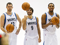Kevin Love, Ricky Rubio, Derrick Williams, David S