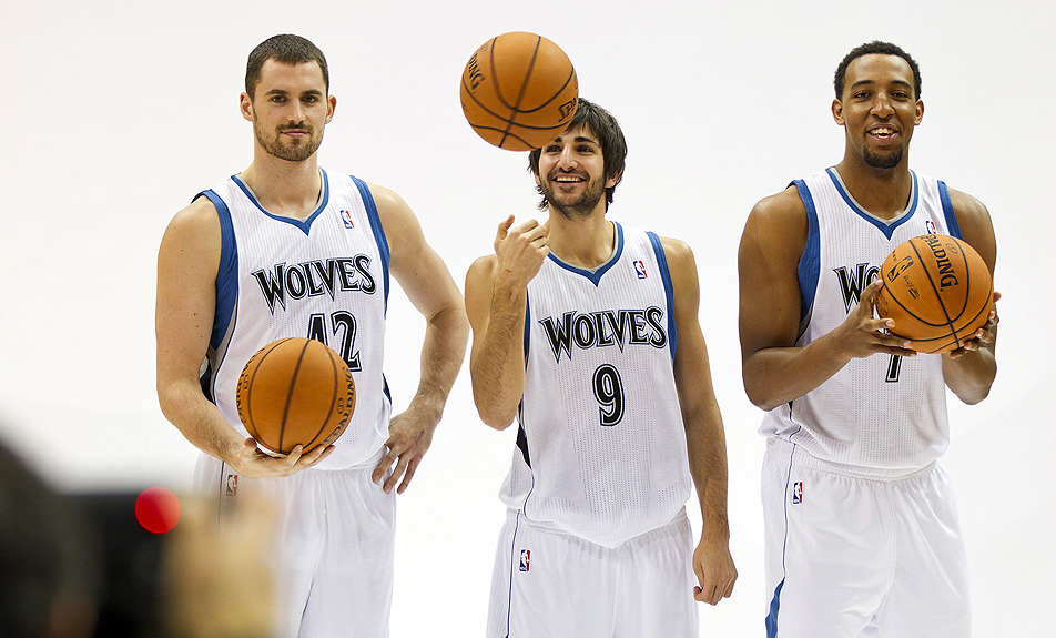 Kevin Love, Ricky Rubio, Derrick Williams, David S