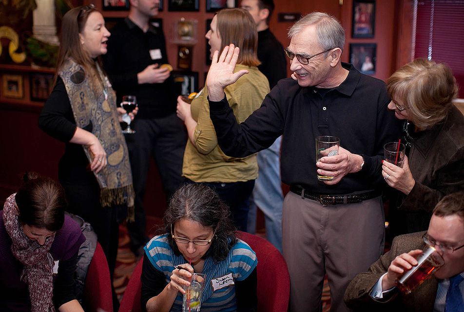 Gary Eichten at Mancini's with Midday producers