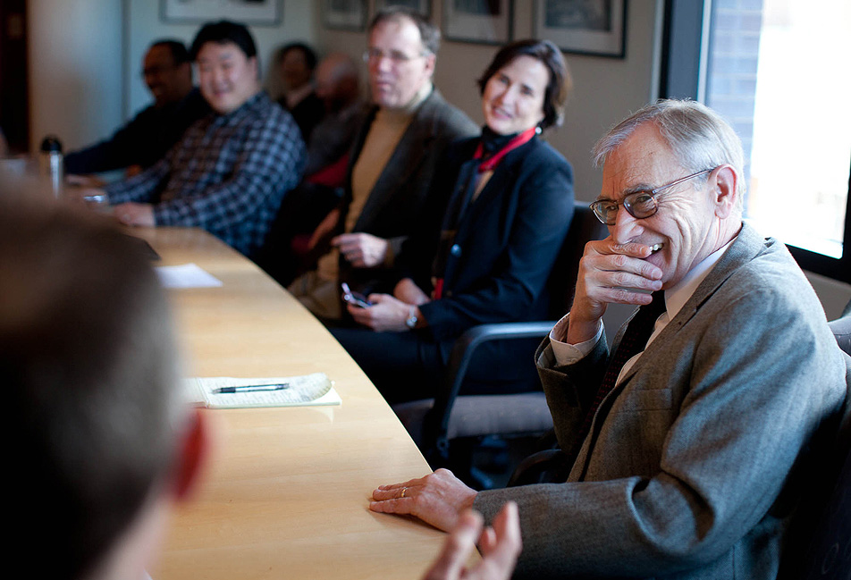 Gary Eichten with colleagues