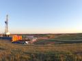 Oil drilling rig near Stanley, North Dakota