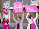 Planned Parenthood supporters