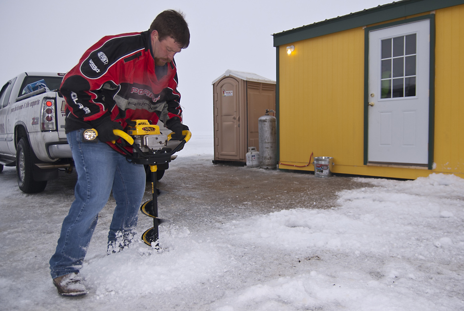 Drilling ice