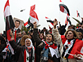 Syrian pro-government protesters