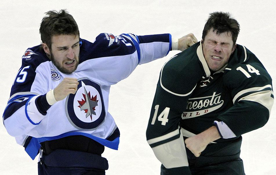 Tanner Glass, Darrell Powe