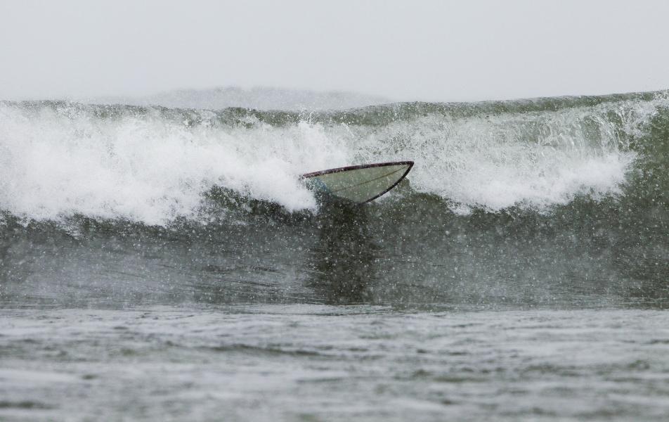 Blizzard surfing