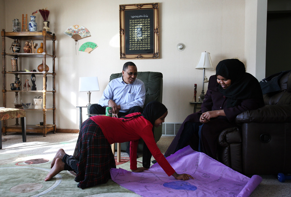 Somali-American family