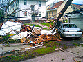 Tornado destruction