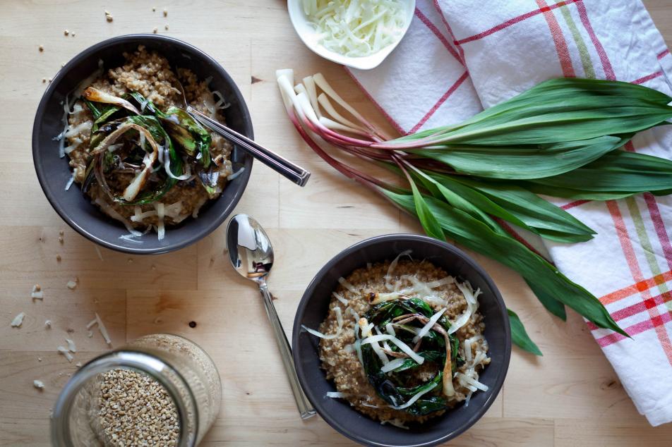 Savory oatmeal