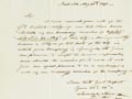 Letter written by James K. Polk