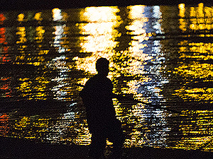Smelt fishermen in Duluth