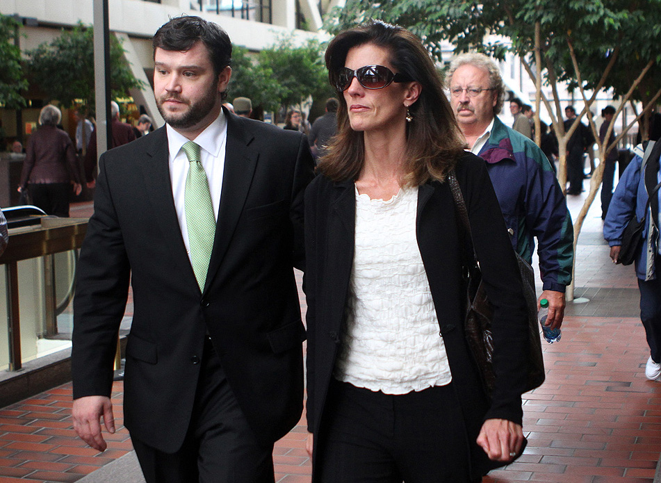 Amy Senser and attorney Eric Nelson