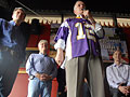 Pro-stadium rally
