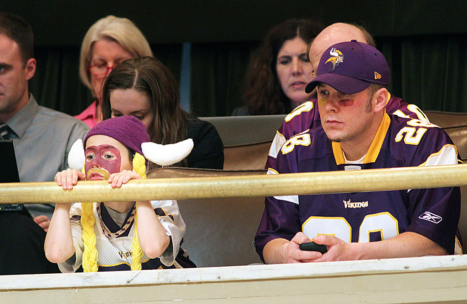 Vikings fan Darin Blume