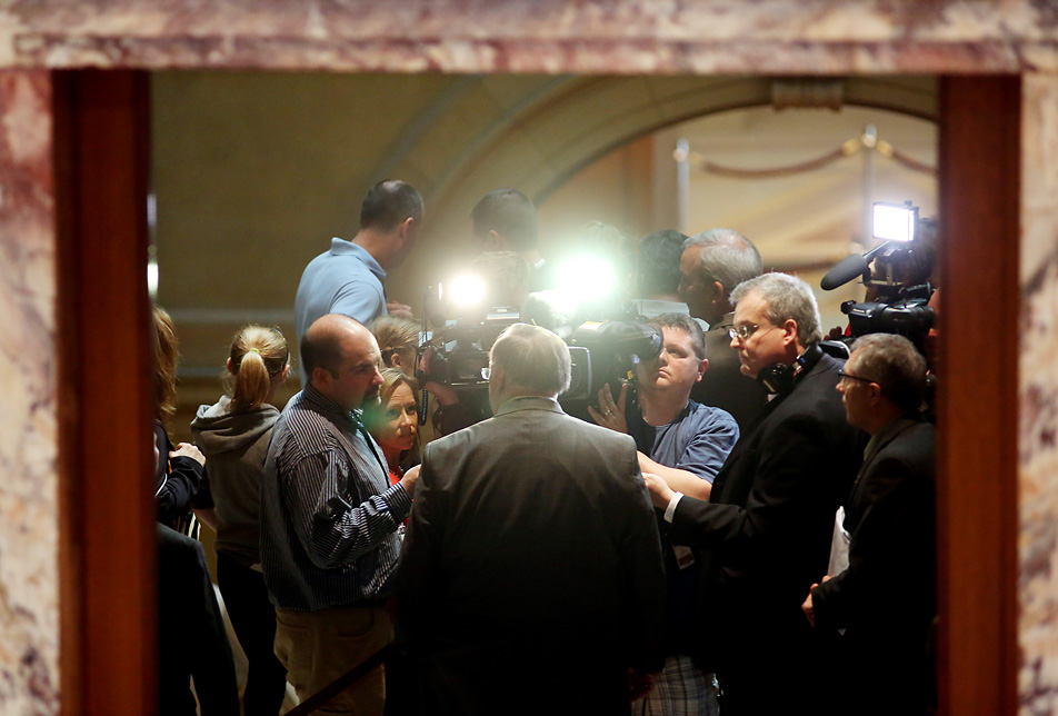Media interviews Senjem