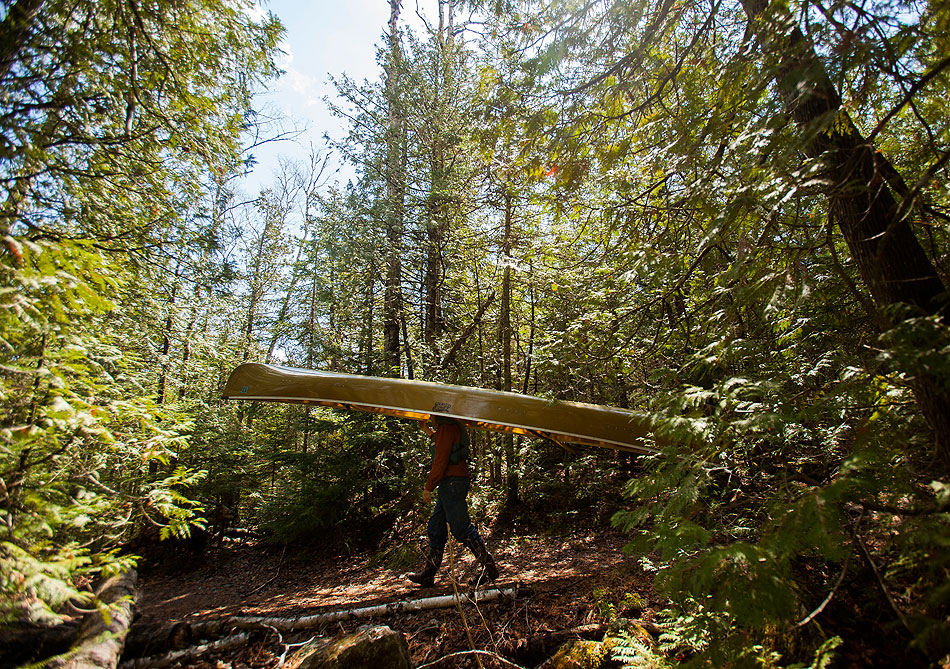 Portage in the BWCA