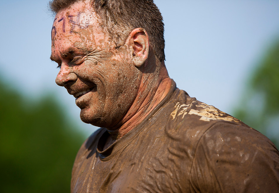 Muddy clothes