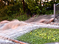 Flood waters