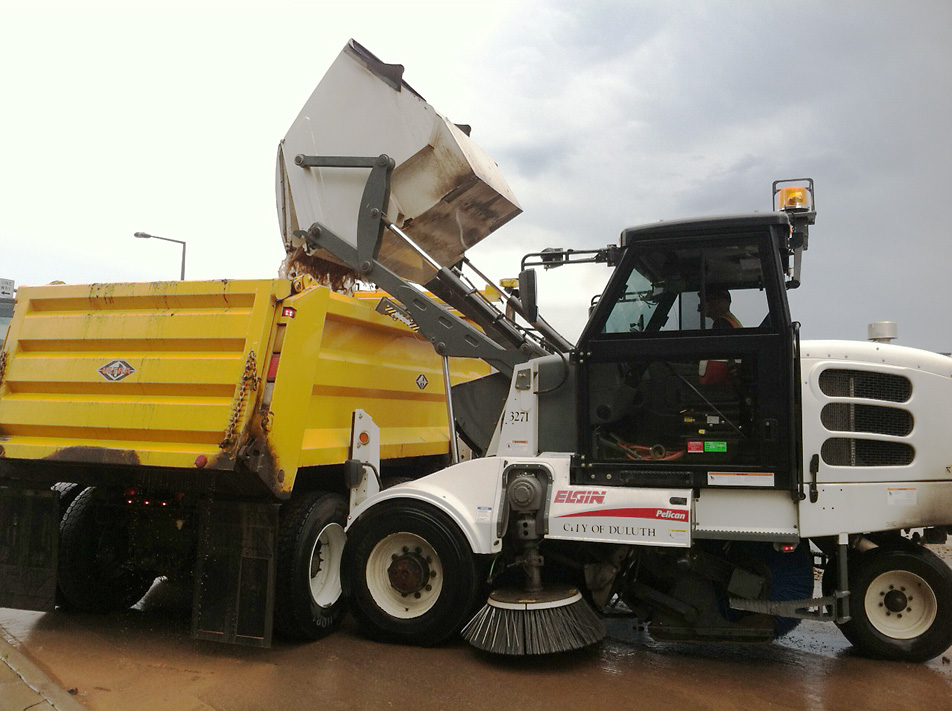 Cleaning debris
