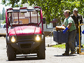 Rob Svoboda hauls out belongings