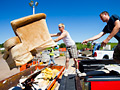 Throwing out furniture