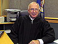 Judge Gerald Seibel sits in his courtroom