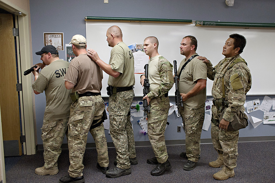 Six members of the West Central Minnesota S.W.A.T.