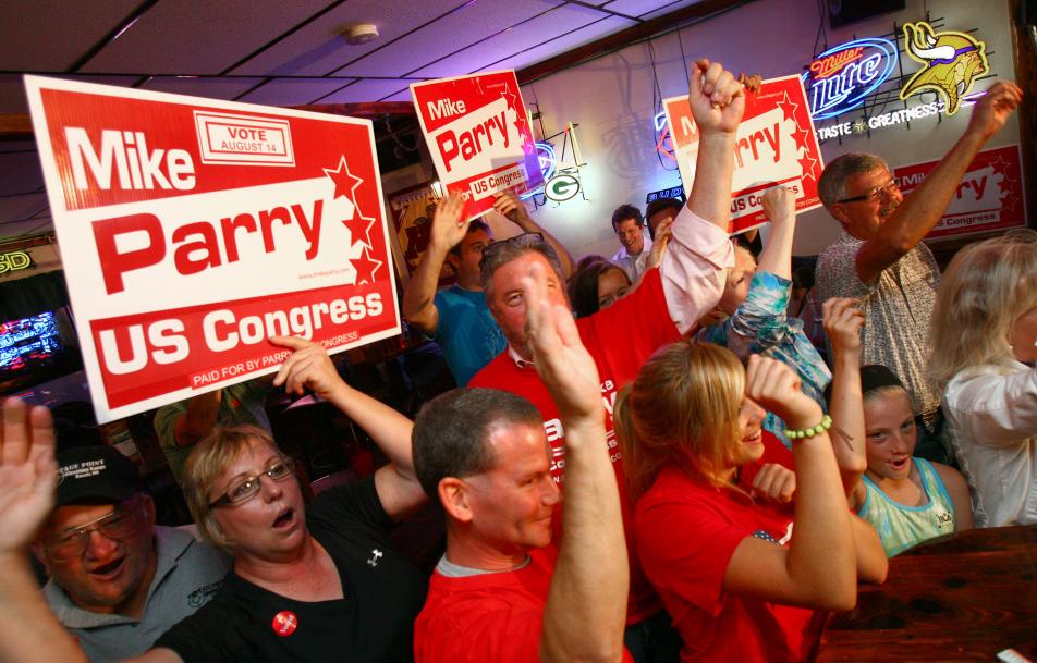 Mike Parry supporters