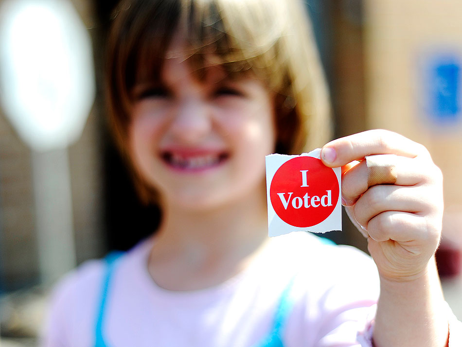 'I Voted' sticker