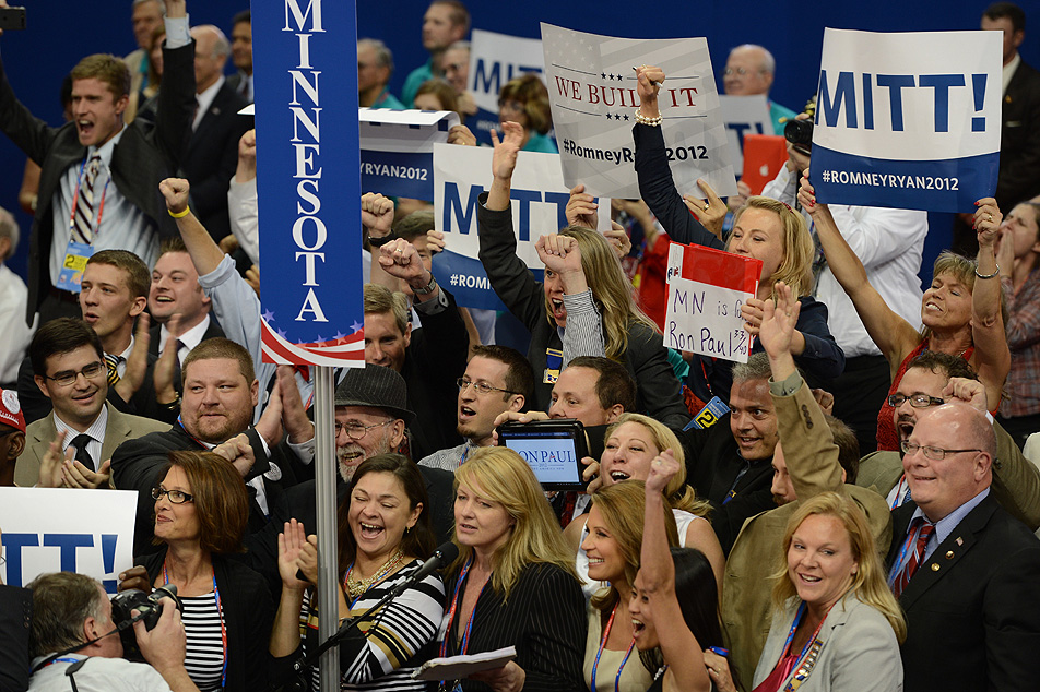 With the Minnesota delegation