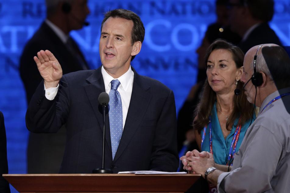 Tim Pawlenty preps for his speech