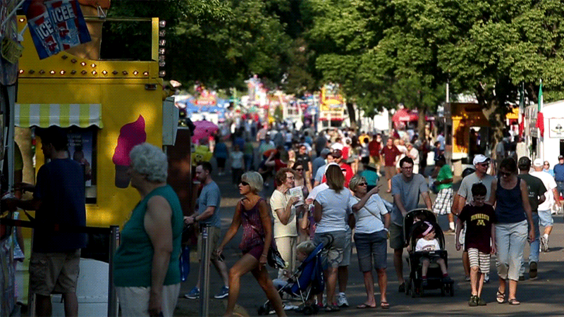 Large crowd