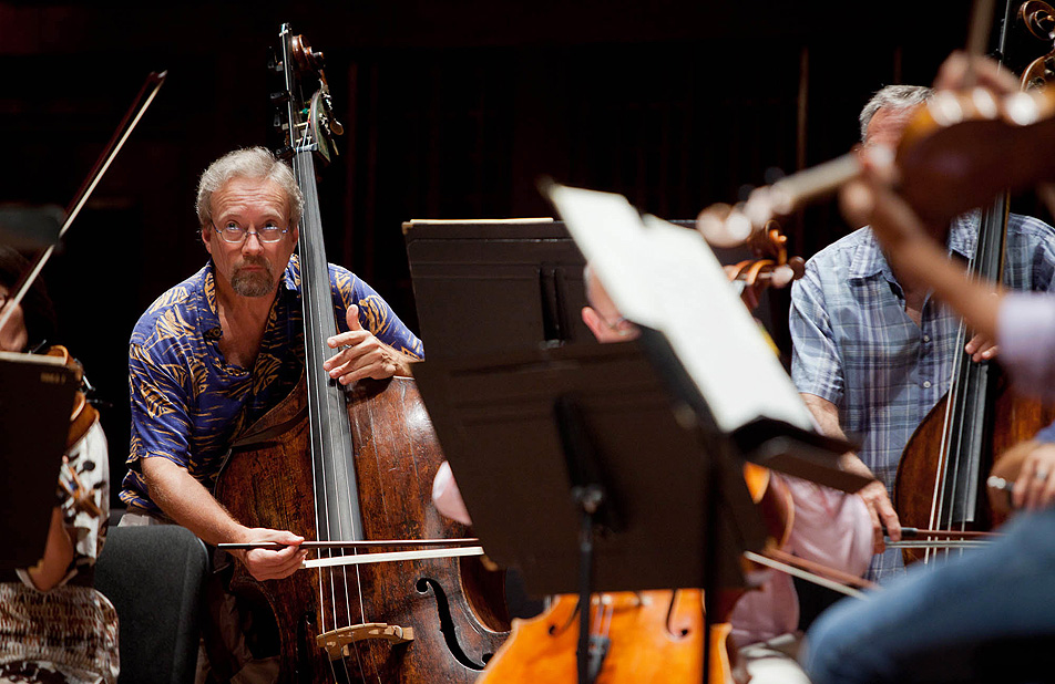 SPCO bassist Fred Bretschger
