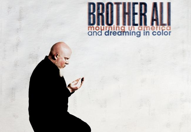 Album art for Brother Ali's "Mourning in America and Dreaming in Color" (Album Art)