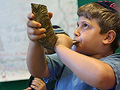 Blowing the shofar