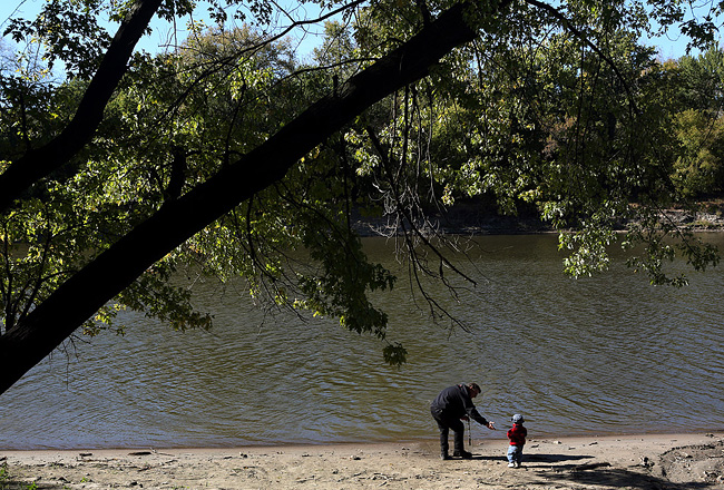 mississippi river beach