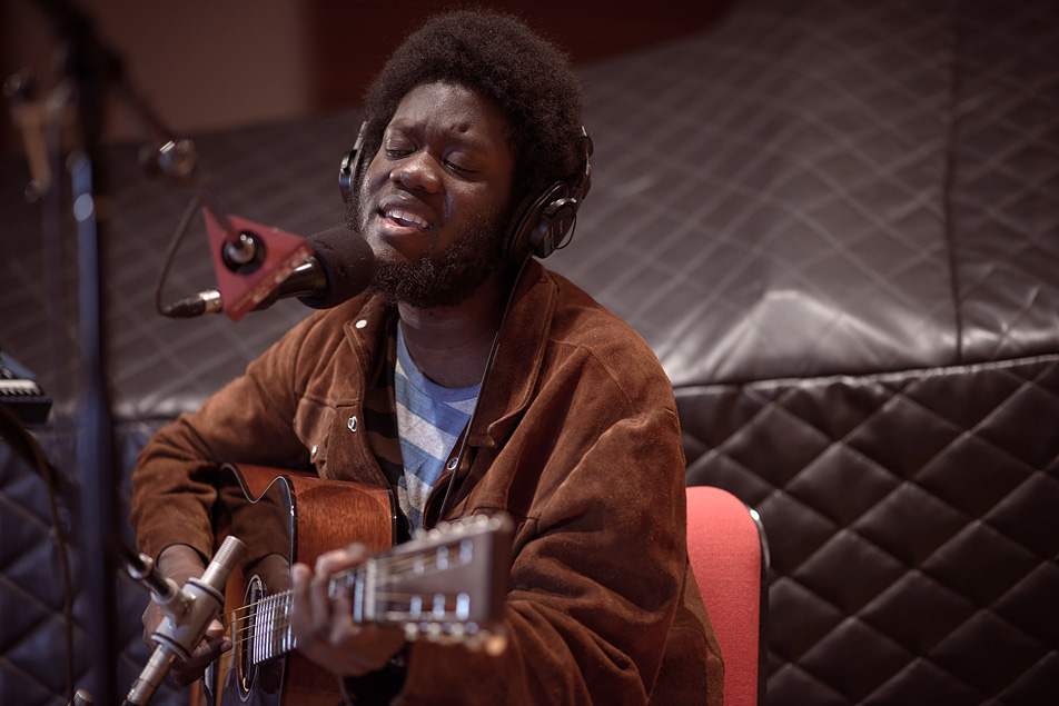 Michael Kiwanuka plays in The Current's studio.