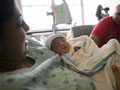 Newborn baby girl