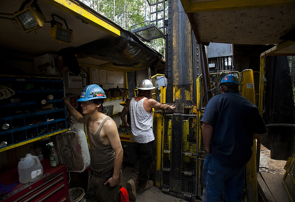 Exploratory drilling site