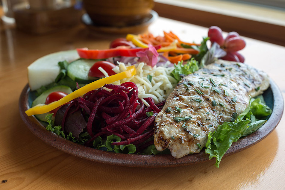 Fresh fish salad