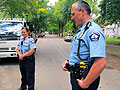 Officers Lisa Marks, Paul Gillies