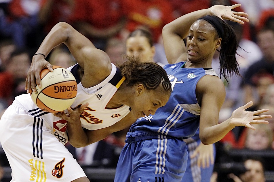 Tamika Catchings,  Monica Wright
