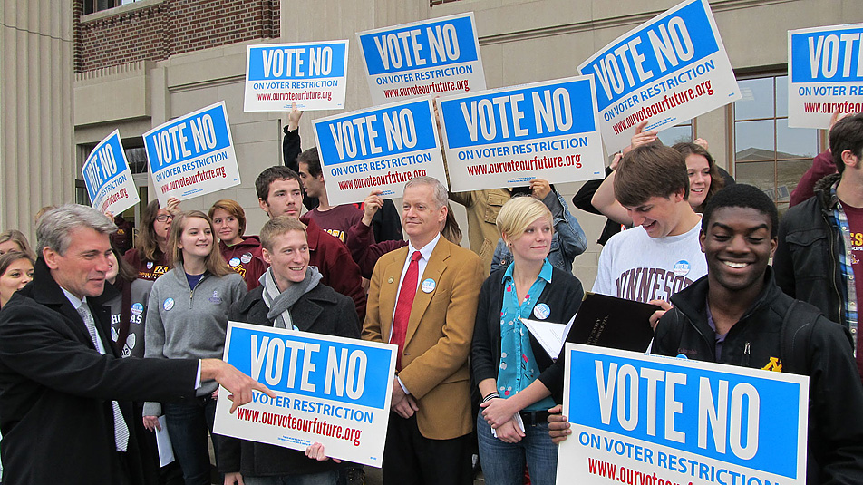 Voter ID protest