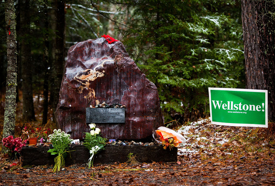 Wellstone memorial site
